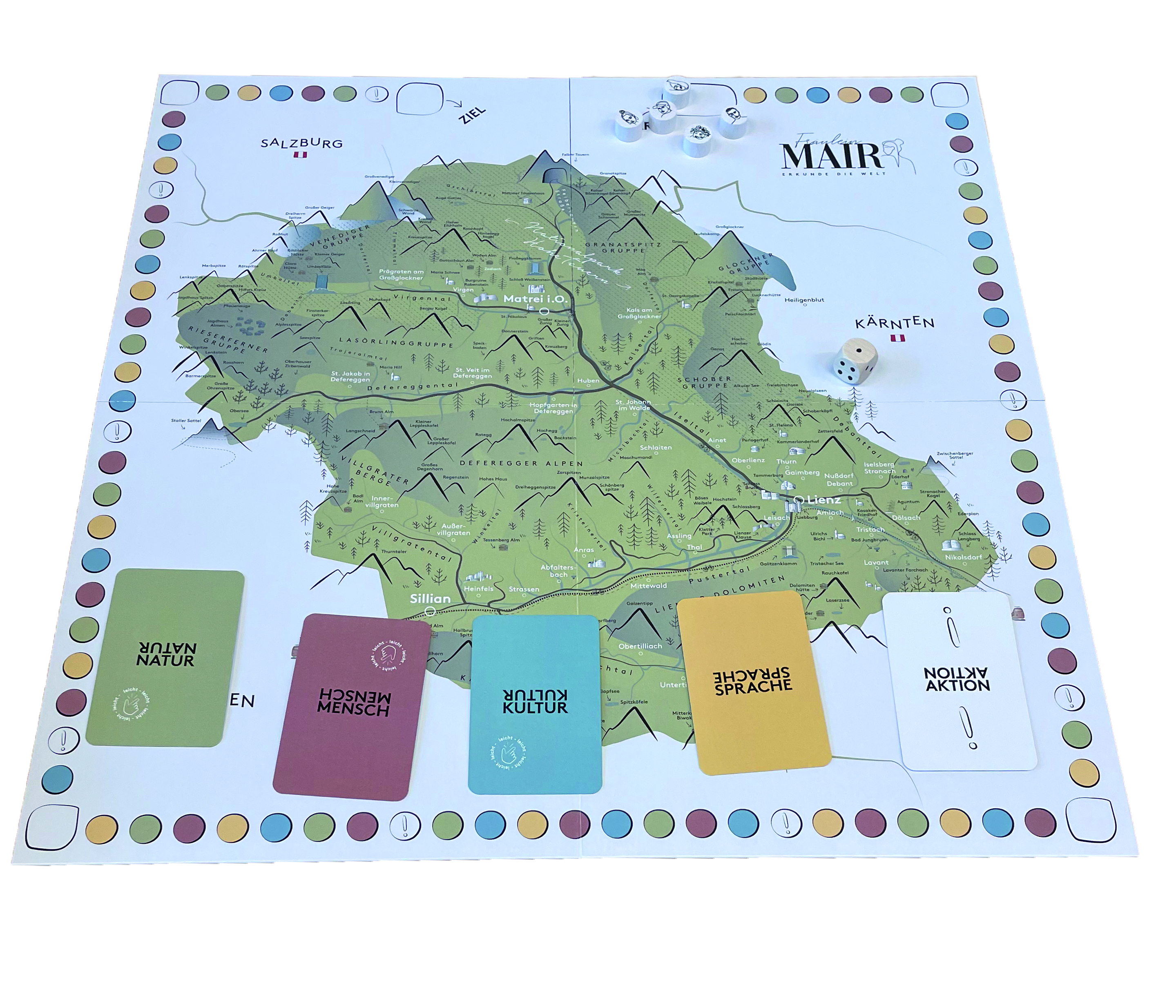 Jetzt wieder bei Heimvorteil: das &uuml;berarbeitete Regionalspiel &bdquo;Finde deinen Weg in Osttirol&ldquo;           Foto: Kirchmair