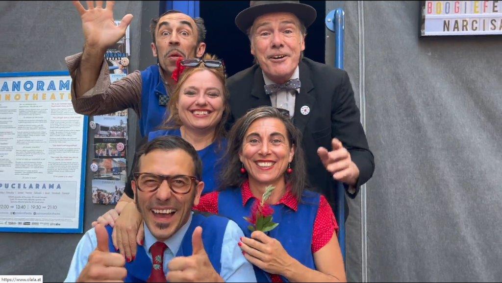 Vorfreude auf das kommende Olala auch bei den K&uuml;nstlern: Das PANORAMA KINO THEATRE ist am 29. und 30. Juli auf dem Lienzer Hauptplatz zu Gast, Foto: Screenshot vom K&uuml;nstlervideo auf www.olala.at