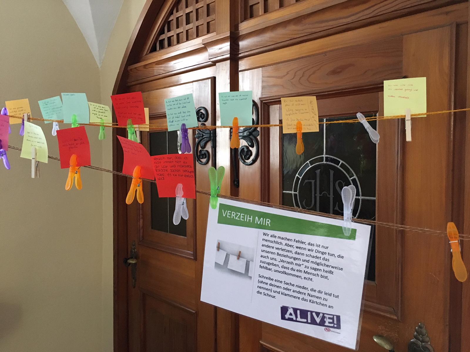 Jemand um Verzeihung bitten