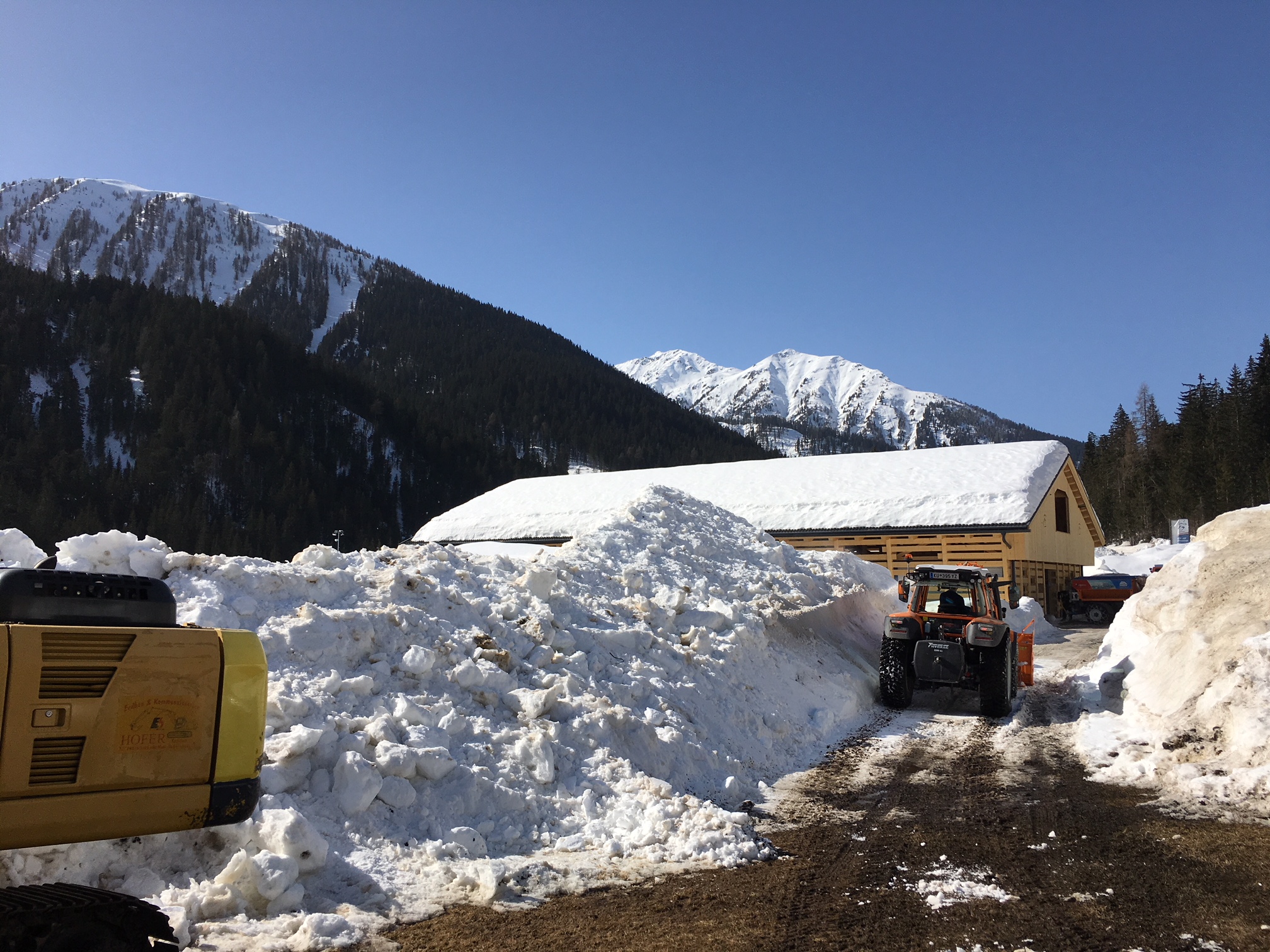 Die Vorarbeiten laufen, Foto: Stangl