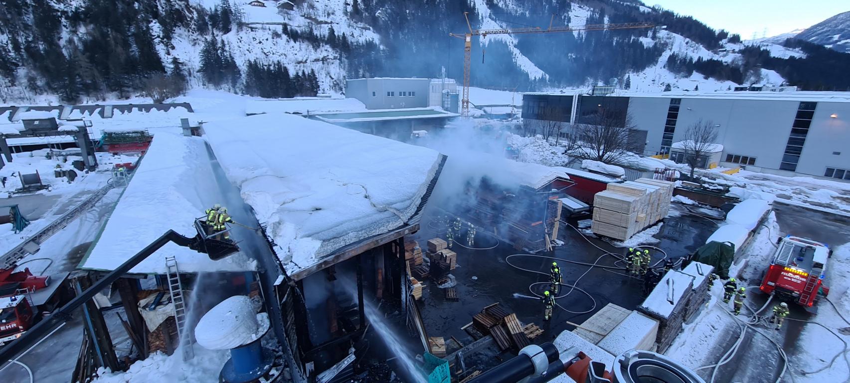 Brandeinsatz in Seblas, Foto: FFW Matrei