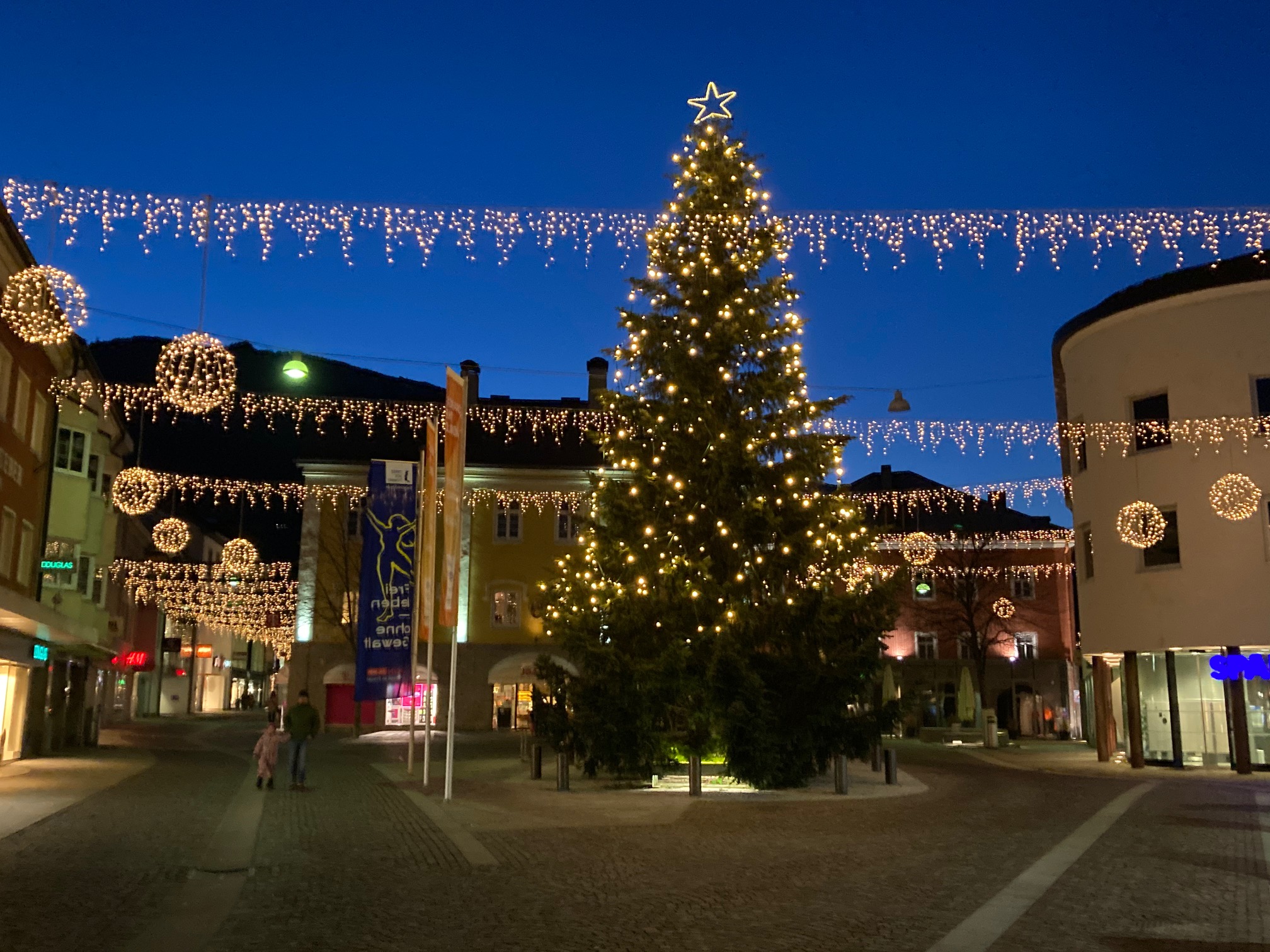 Stimmungsvolle Weihnachtsbeleuchtung in Lienz t&auml;glich von 16 bis 21 Uhr, Foto: Brugger
