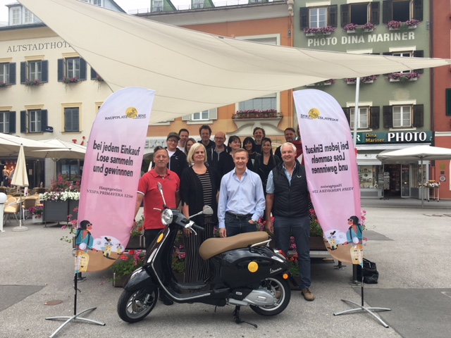 Der Verein zur F&ouml;rderung des Hauptplatzes startet neue Sommer Gewinnaktion. Foto: Stangl