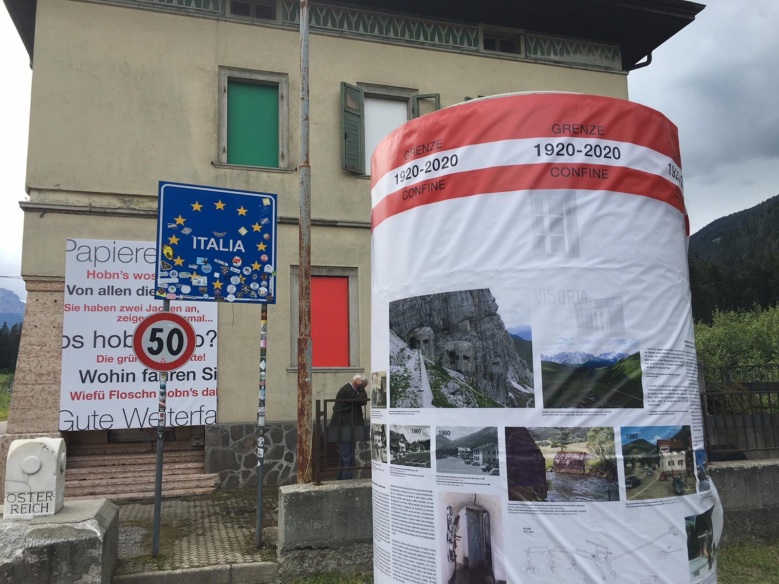 Kunstprojekt der Uni Bozen zu 100 Jahre Grenze
