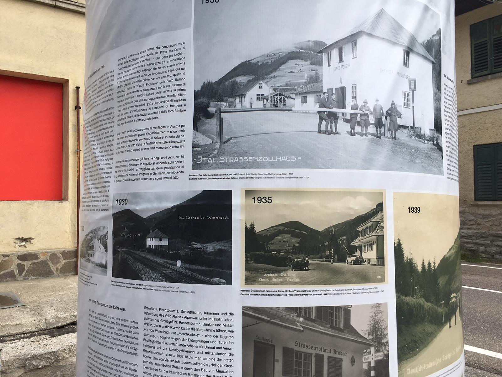 Kunstprojekt der Uni Bozen zu 100 Jahre Grenze