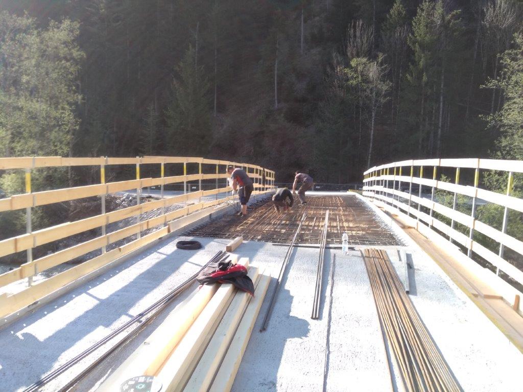 Baustelle Draubr&uuml;cke im Gewerbegebiet Thal-Wilfern, Foto: BBA Lienz