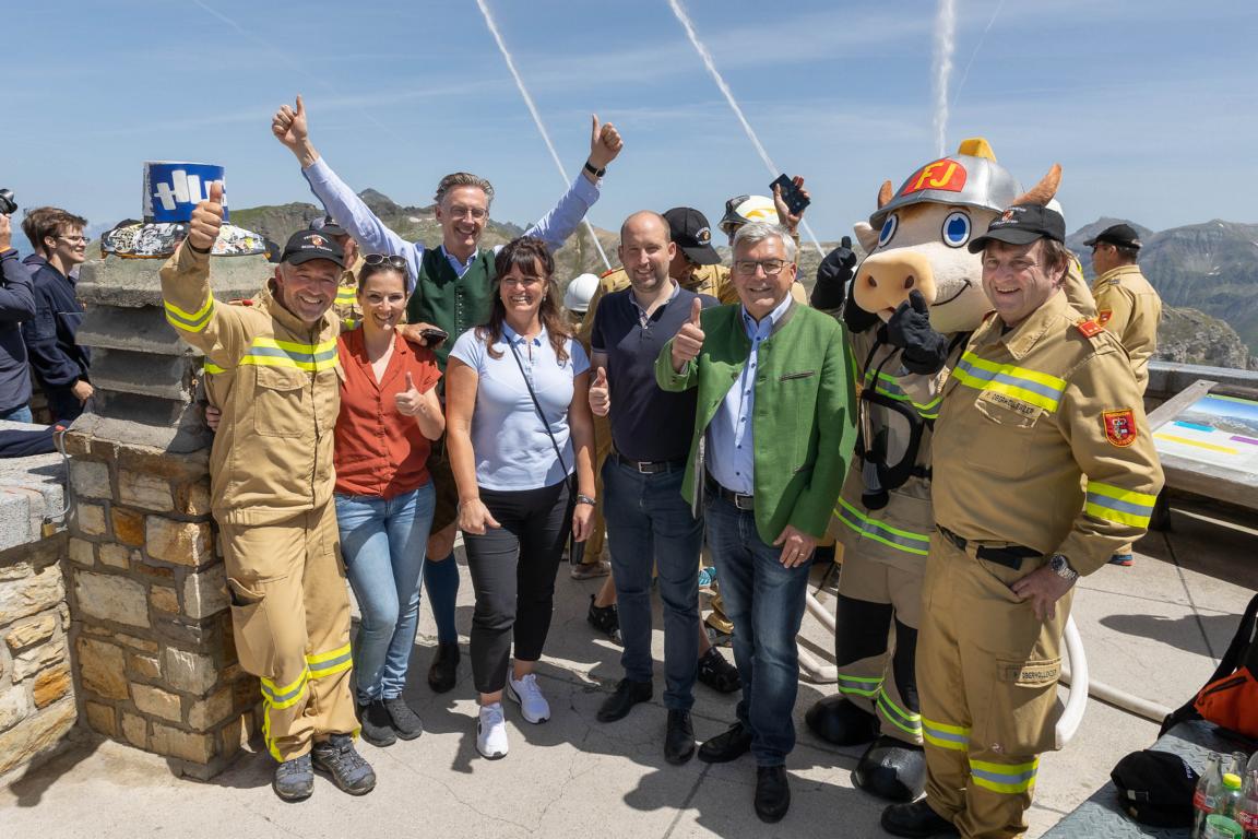 Die Freude &uuml;ber den gelungenen Weltrekord war gro&szlig;
