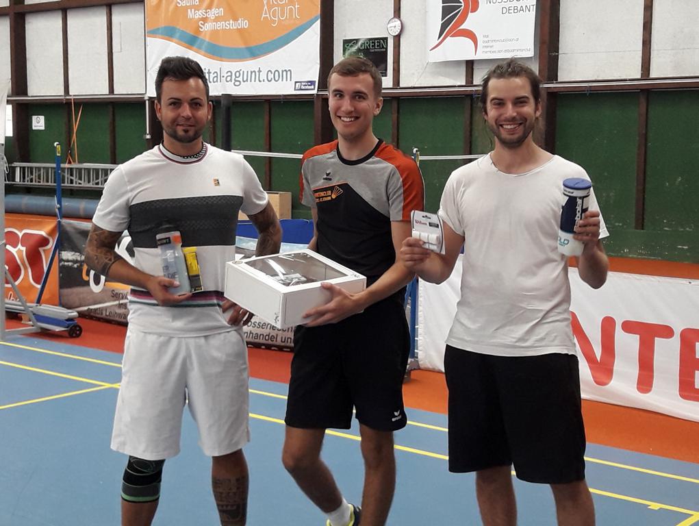 Siegeramateure: Gernot Niedertscheider, Philipp Stocker und Phillip Kofler