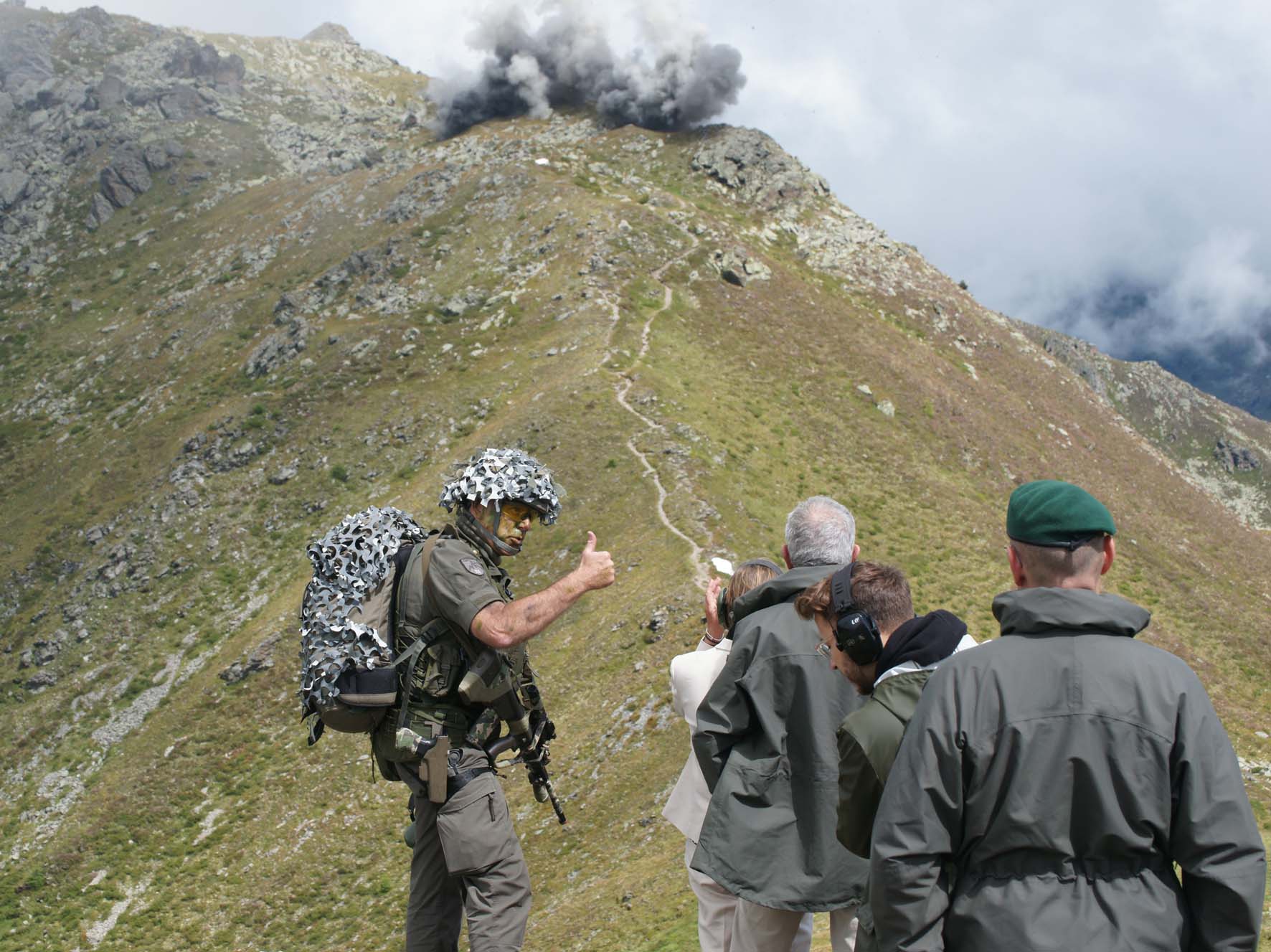 Beeindruckende Pyrotechnik dank Unterst&uuml;tzung durch das Pionierbataillon 2, Foto: Kurnik