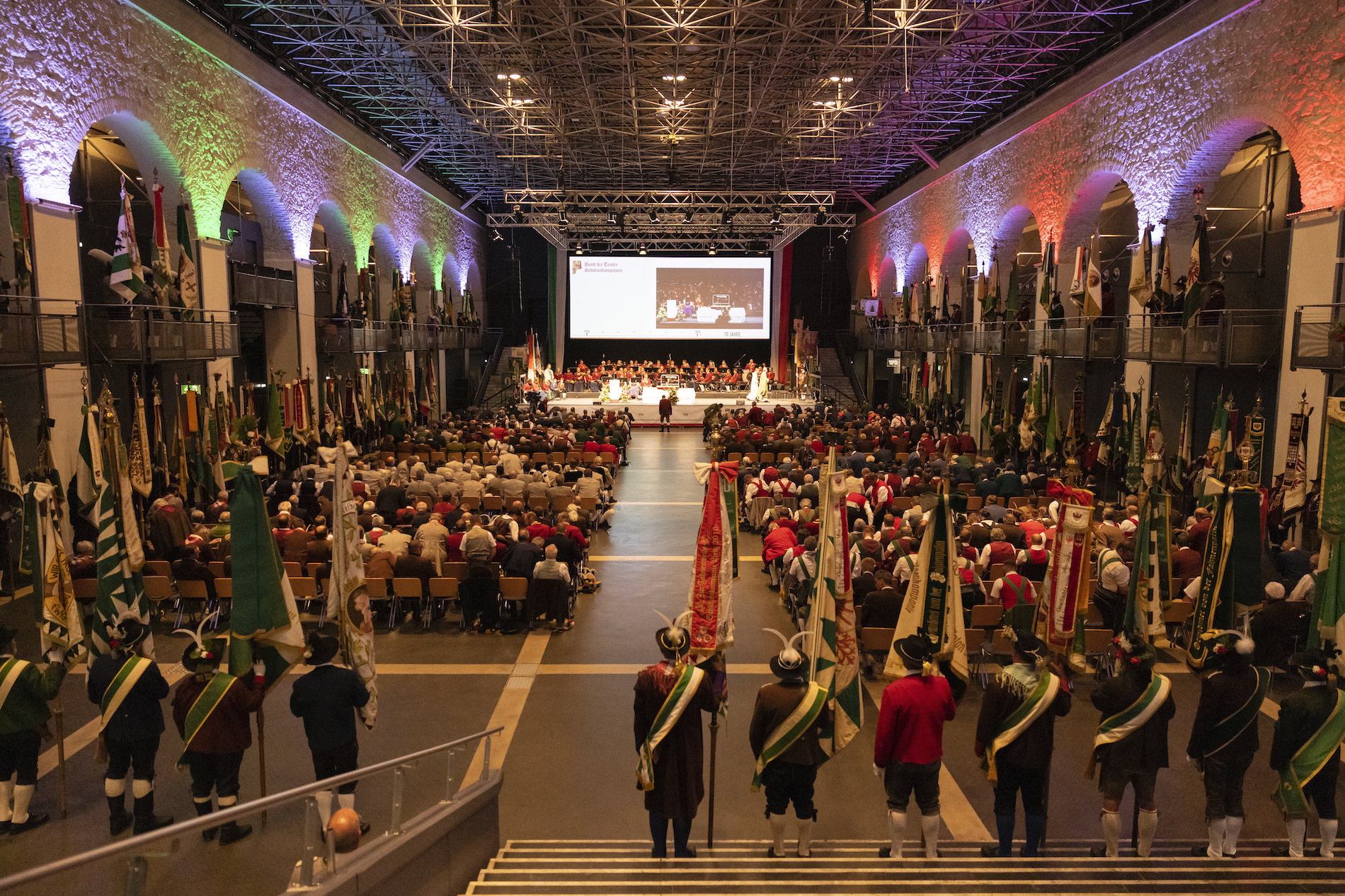 Bundesversammlung der Tiroler Sch&uuml;tzen in der Dogana. Foto: BTSK/Sedlak