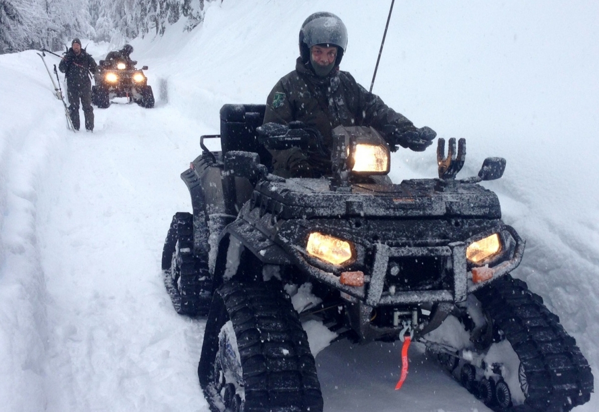 Dez.: Auch das Bundesheer war im Einsatz gegen die Schneemassen, wie hier am Rauchkofel. Foto: &Ouml;BH Kurnik