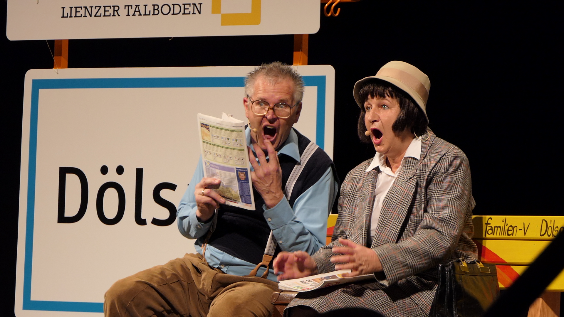 Feb.: Das Faschingskabarett fand heuer nach langer Zeit wieder statt. Foto: Martin Oberbichler