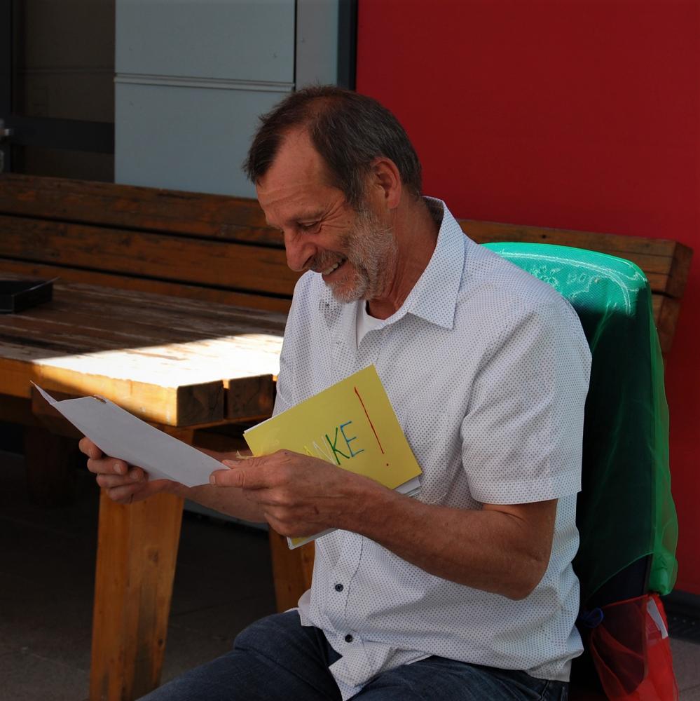 Direktor Bernd Fast bei seiner Abschiedsfeier, Foto: ASO Sillian