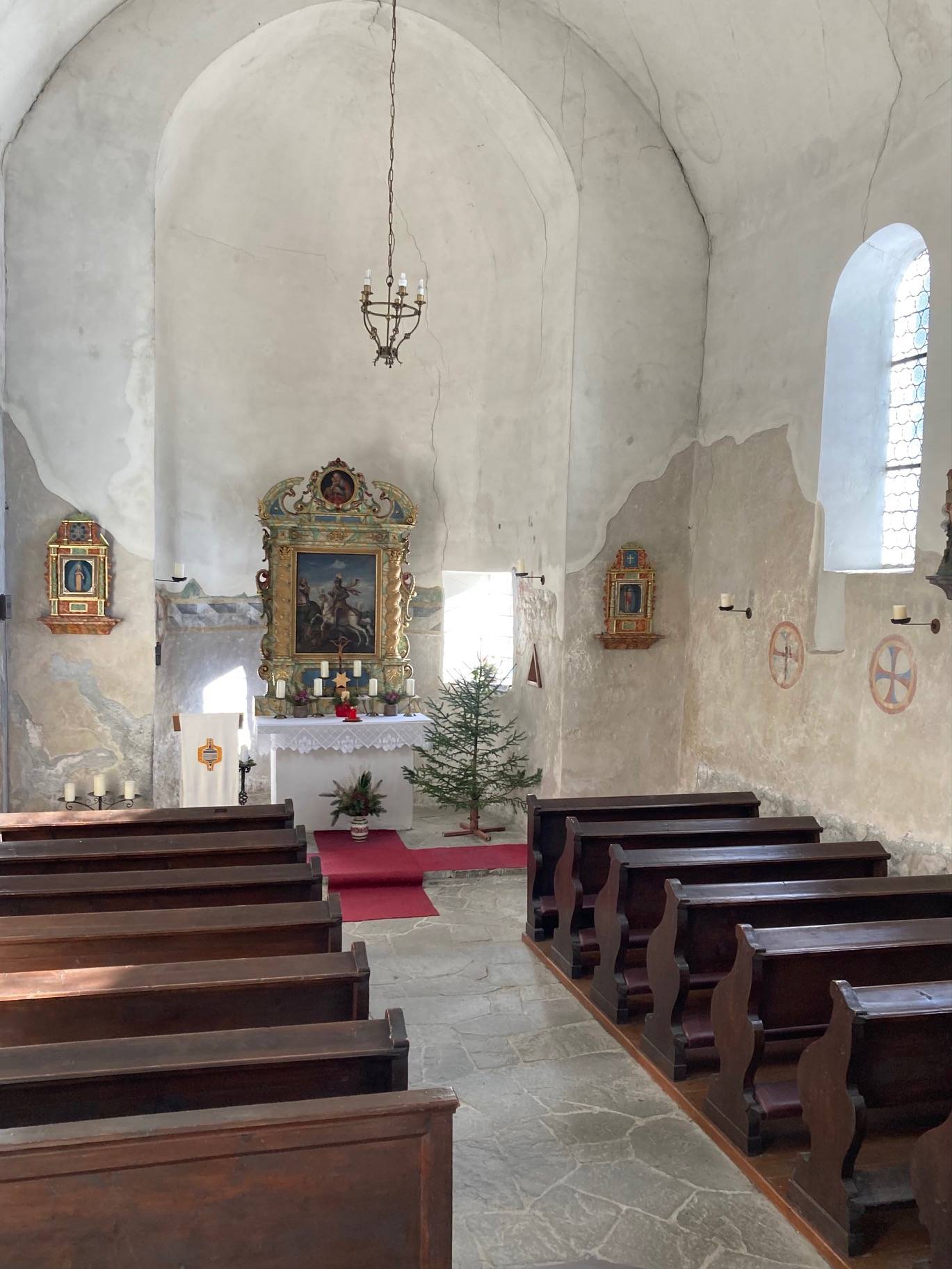 Der "alte" Innenraum im Dezember 2021. Foto: Stangl