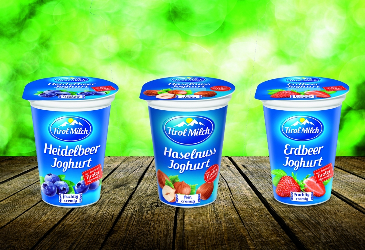 Heimvorteil: Fruchtjoghurt aus bester Tiroler Bergbauernmilch