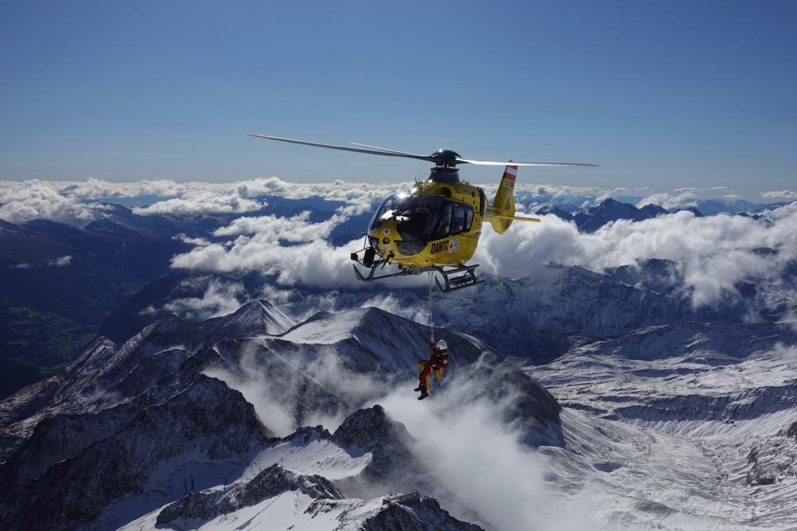 Erfolgreiche Bergung der zwei Bergsteiger vom Gro&szlig;glockner