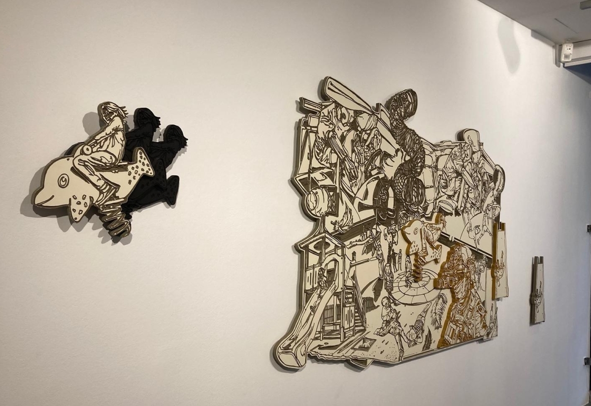 RLB Atelier: Digitale News k&uuml;nstlerisch verarbeitet