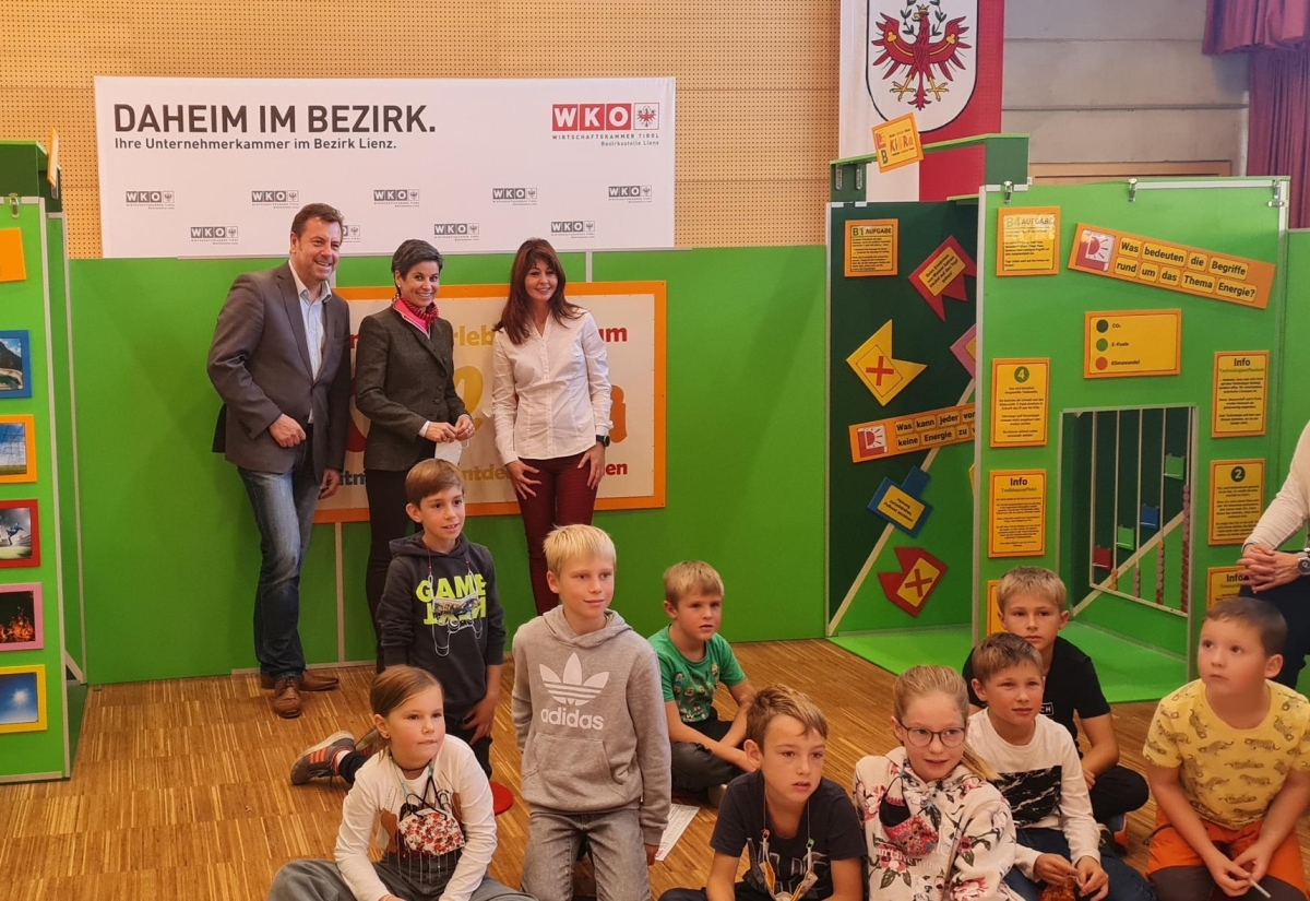 Kindererlebnisraum rund ums Thema Energie in der WKO