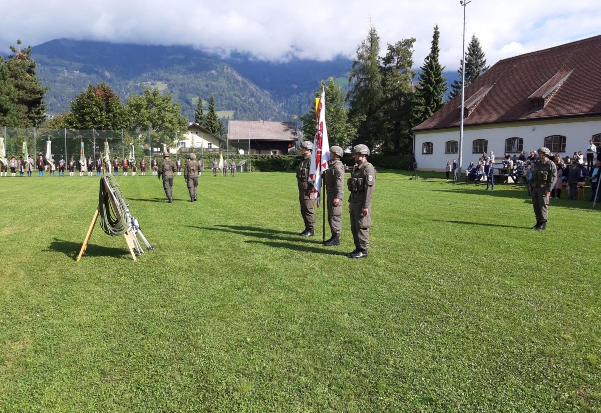 Angelobung in der Lienzer Haspingerkaserne