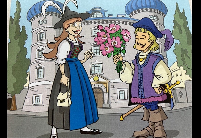 Lienzer Stadtf&uuml;hrung am Smartphone im Namen der Rose