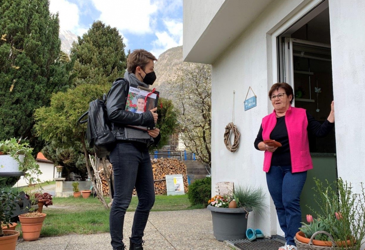 Startschuss f&uuml;r Haussammlung der Caritas Tirol