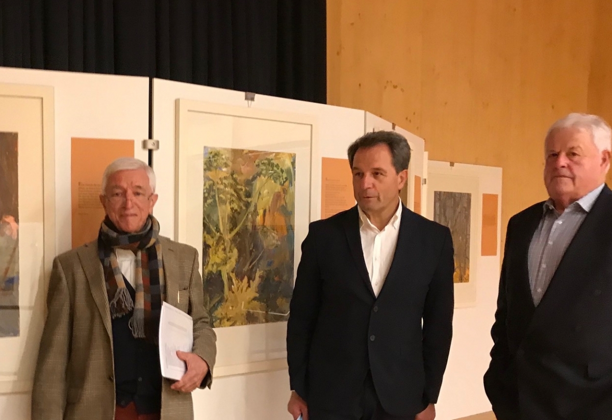 Ausstellung "Prof. Oswald Kollreider - Farbenspieler" in Amlach