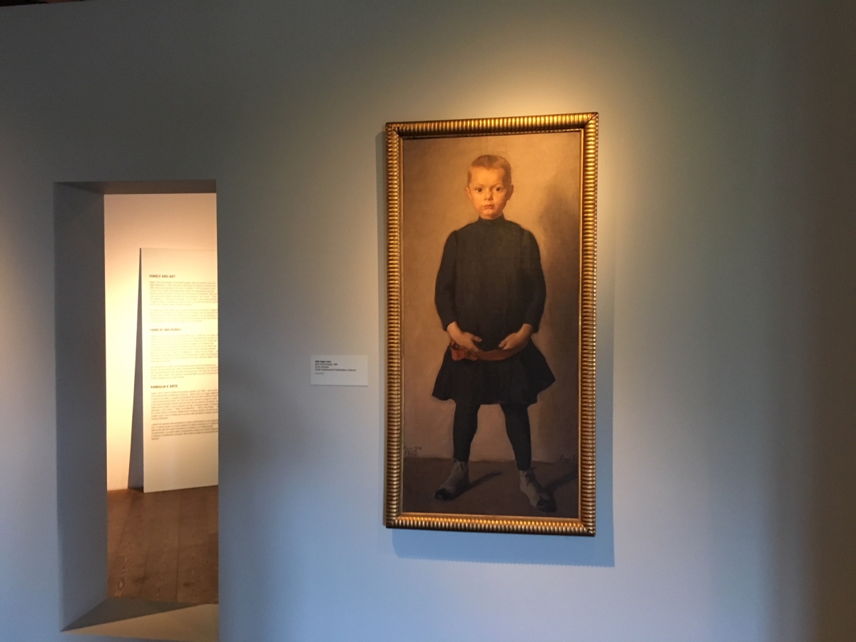 Bildbetrachtung im Schloss: "Fred" von Albin Egger-Lienz