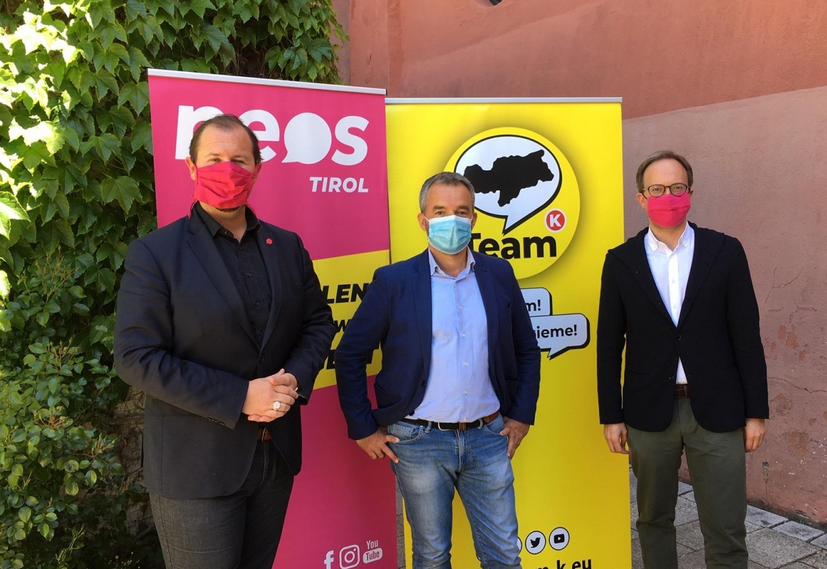 Neos fordern die Grenz&ouml;ffnung zu S&uuml;dtirol