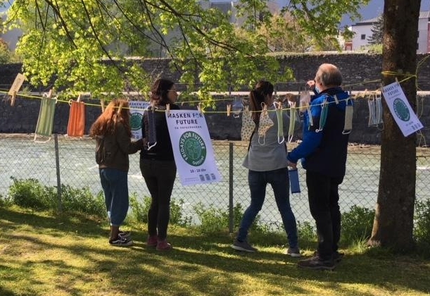 Klimaschutz-Aktion am Iselkai