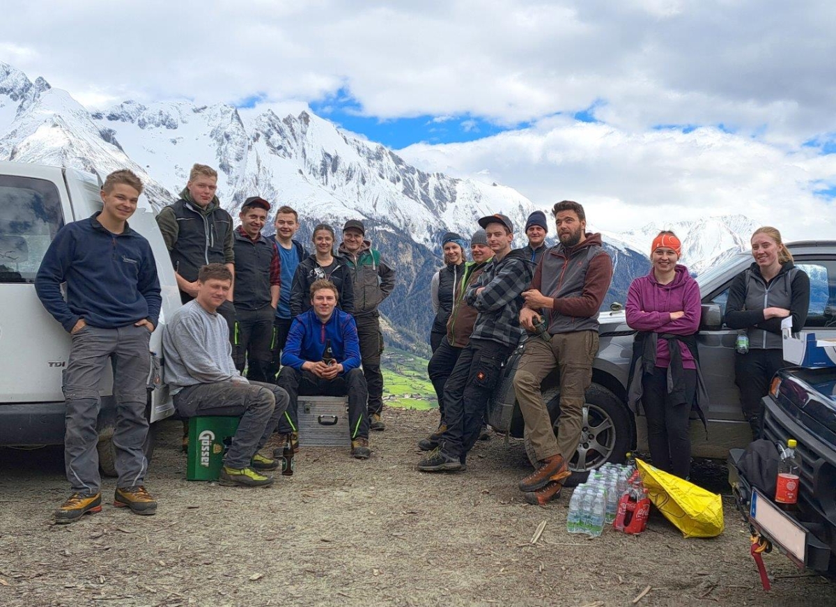 Aufforstung in Virgen &ndash; Ein Mischwald f&uuml;r die Zukunft