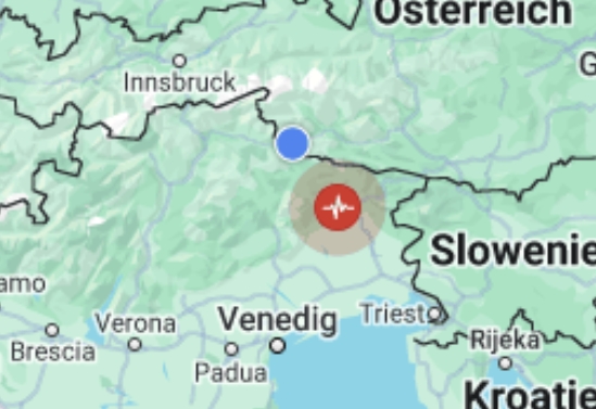 Erdbeben in Nordtitalien war in Osttirol deutlich sp&uuml;rbar