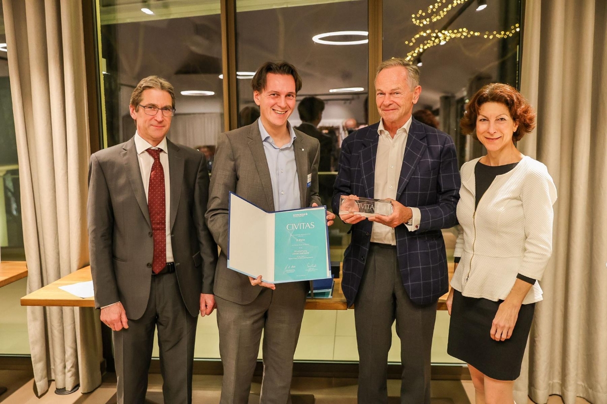 Lienzer Sparkasse erh&auml;lt zweiten Platz beim CIVITAS Award