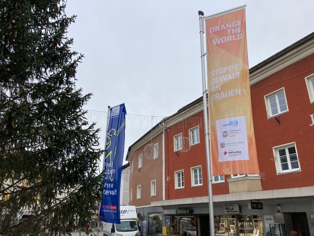 16 Tage gegen Gewalt: Ausstellung und Kunstaktion in Lienz