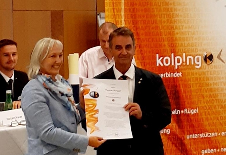 Meinhard Pargger bekommt besondere Kolping-Auszeichnung 