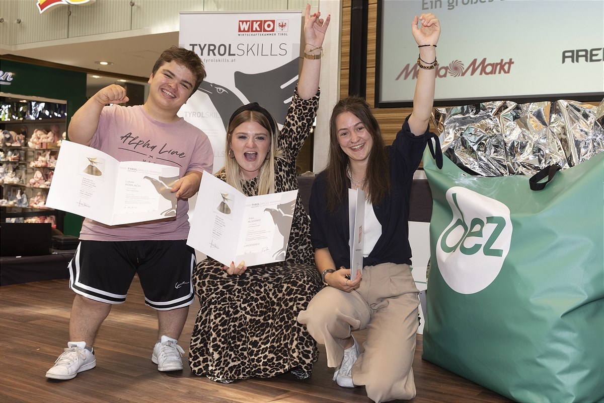 TyrolSkills: Zwei Stockerlpl&auml;tze f&uuml;r Osttiroler Lehrlinge