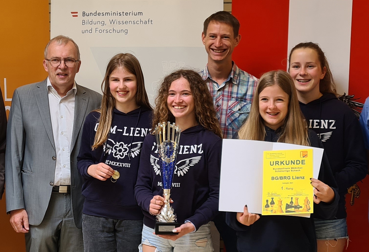 Schulschach: Bundessieg f&uuml;r Lienzer Gymnasiastinnen