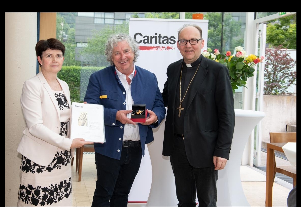 Caritas-Auszeichnung f&uuml;r Hans Salcher