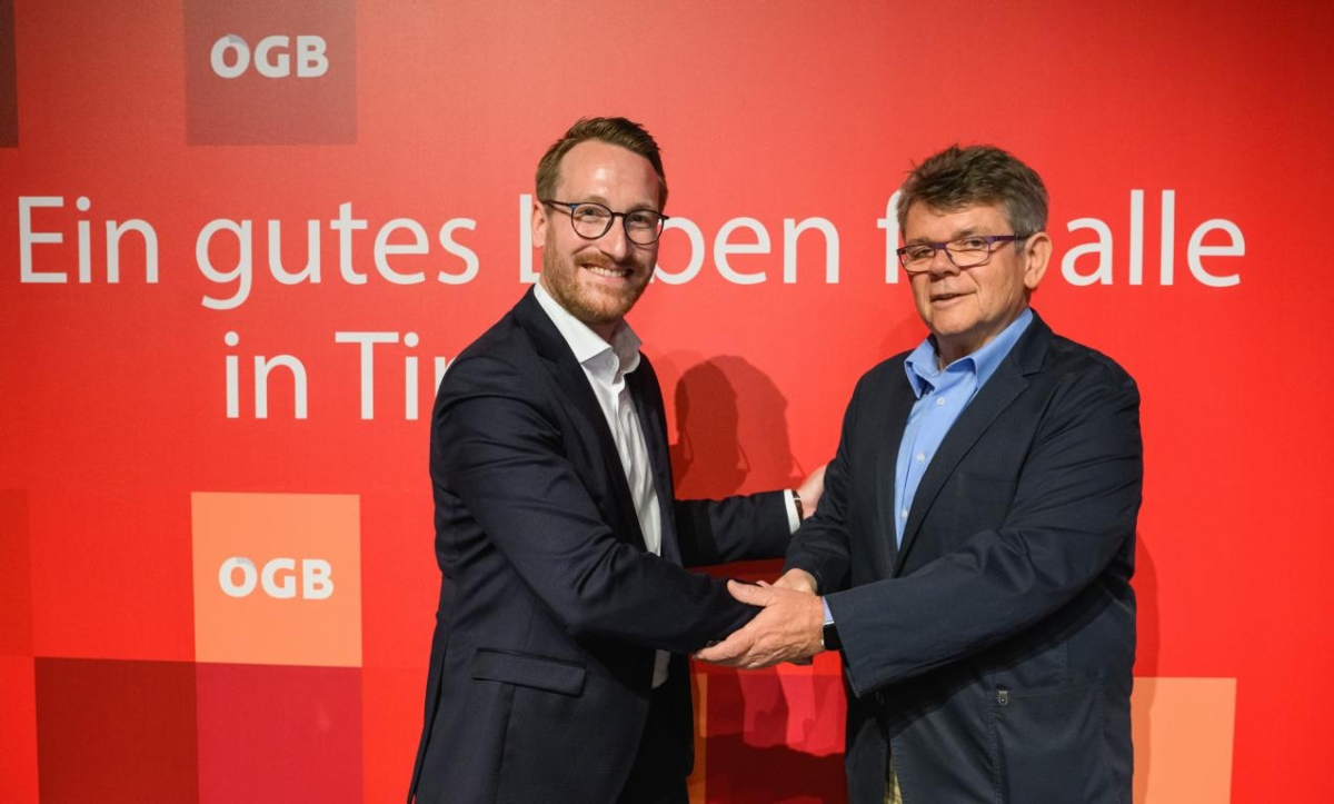 Philip Wohlgemuth als &Ouml;GB-Tirol Vorsitzender best&auml;tigt