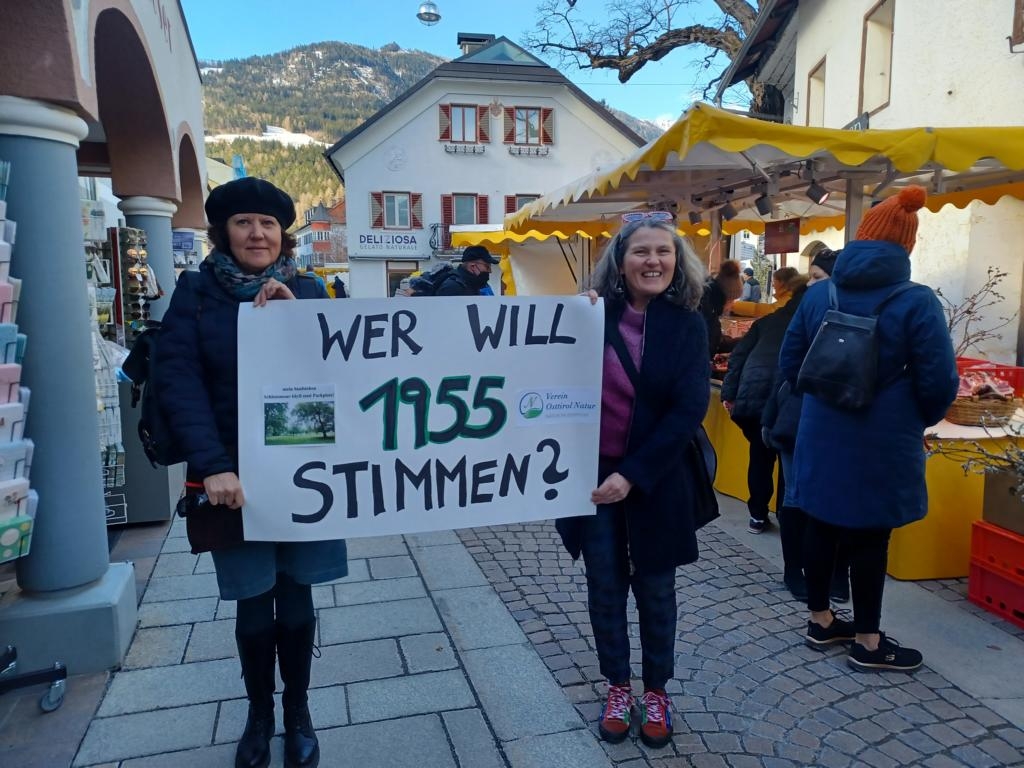 Fast 2000 Unterschriften f&uuml;r Schlossmoar-Idyll