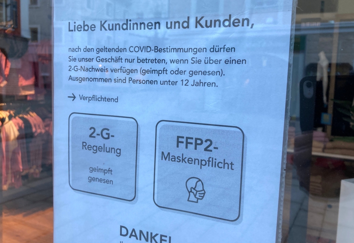 Sperrstundenregelung und 2G-Vorschrift werden gelockert