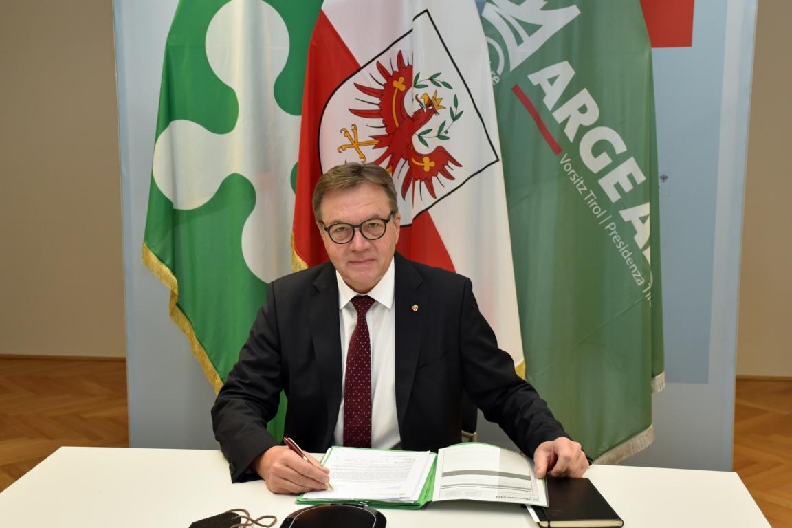 Tirol &uuml;bernimmt den Vorsitz in der Arge Alp