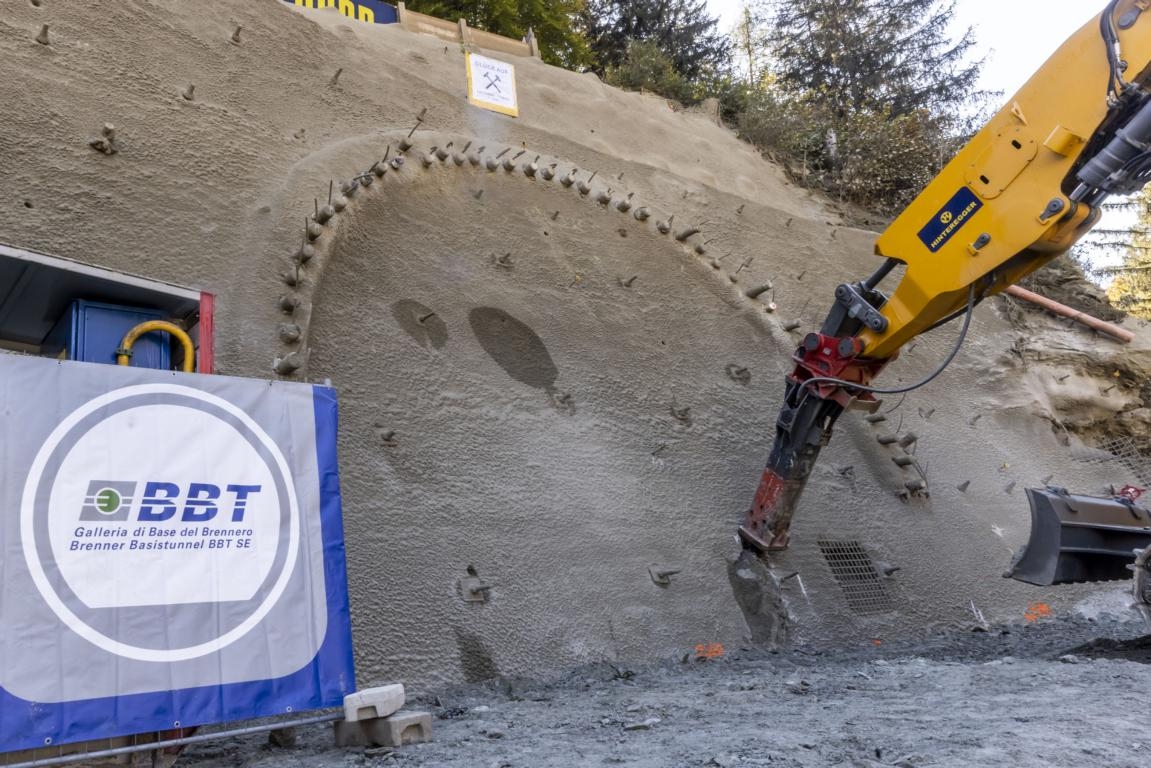 Brenner Basistunnel: Anstich Nordportal bei Innsbruck