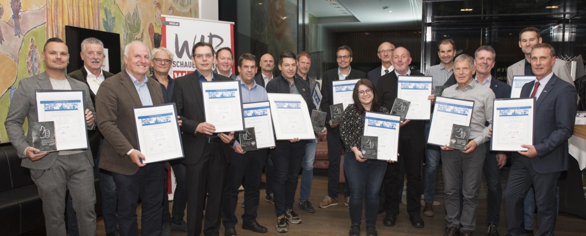 Qualit&auml;ts-Handwerk-Tirol: Auszeichnung f&uuml;r Betriebe