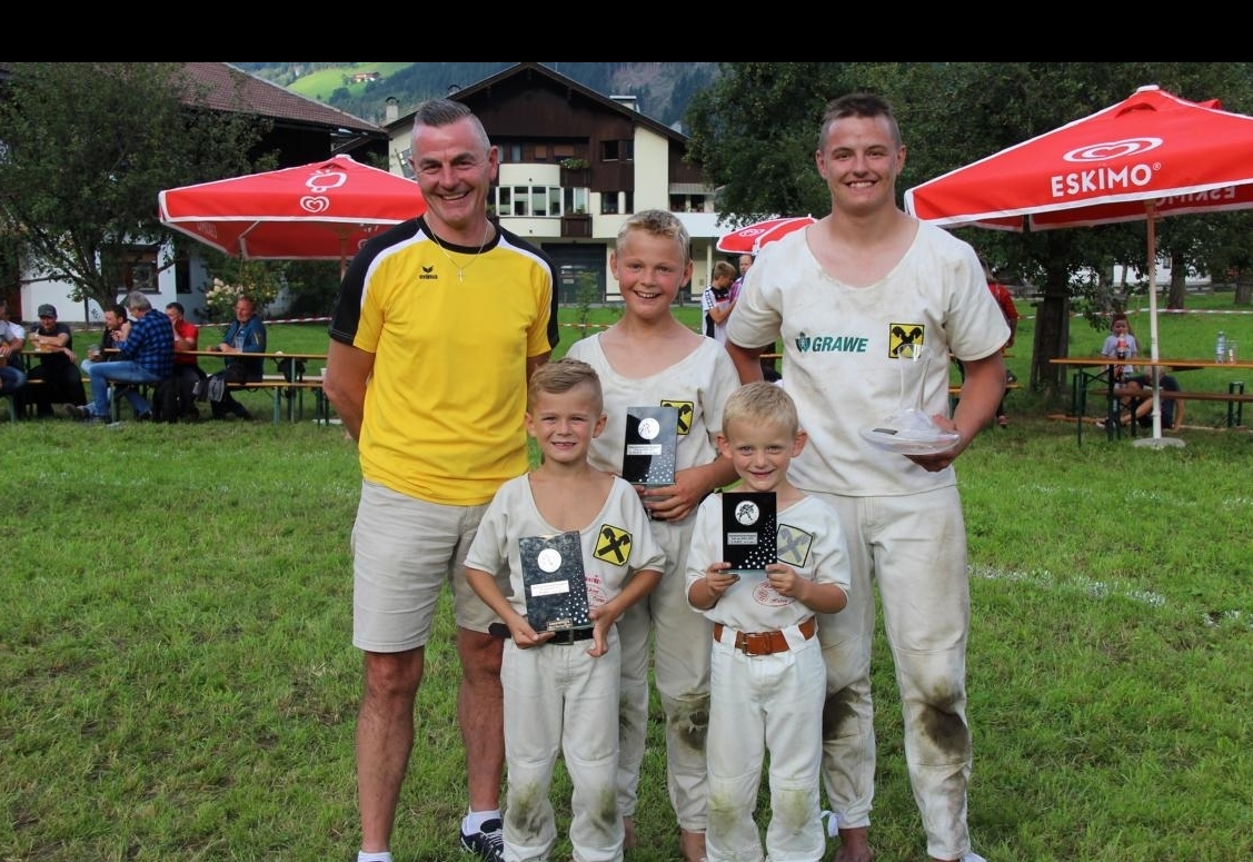 Vier Stockerlpl&auml;tze bei AC-Ranggeln im Zillertal