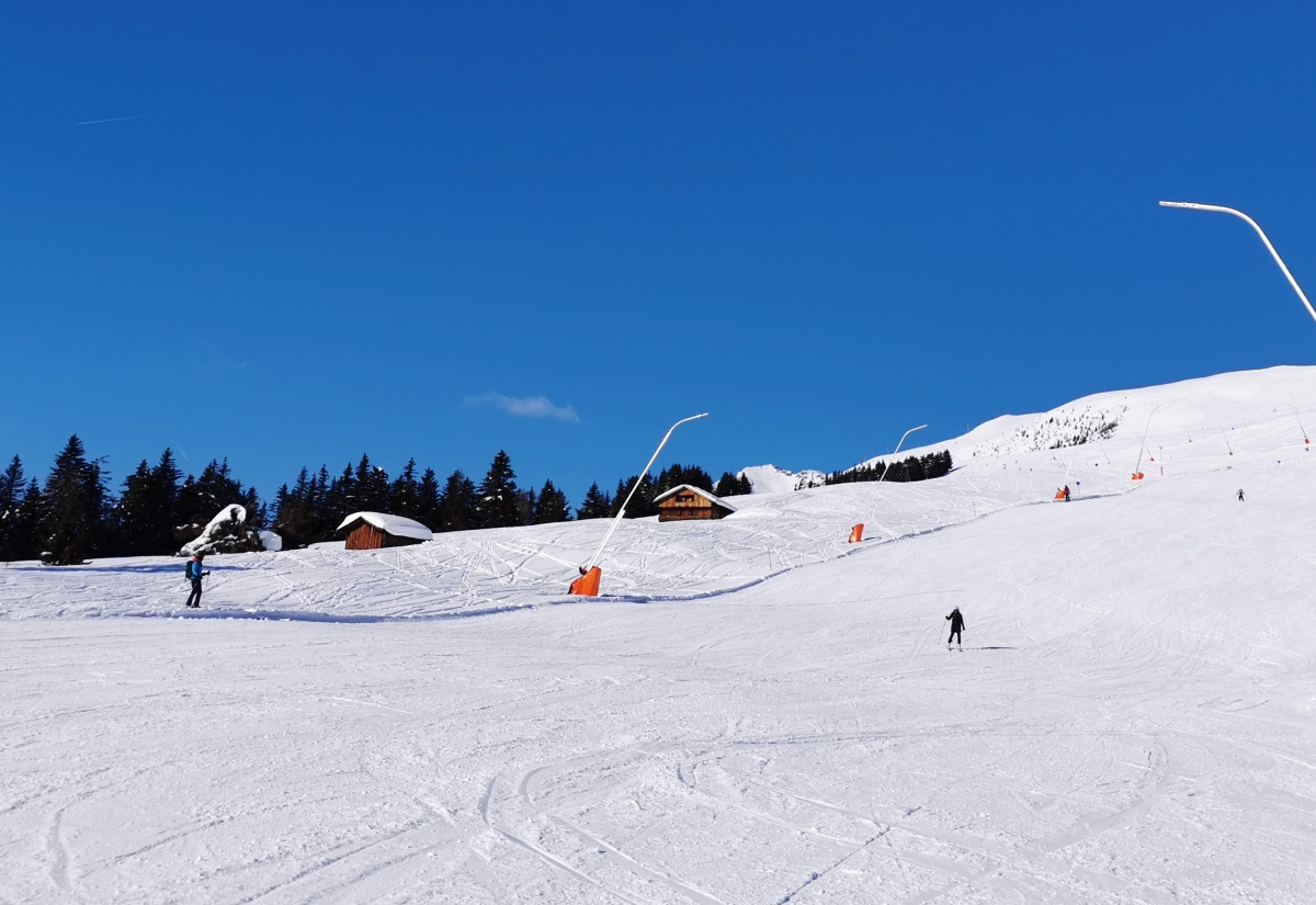 Keine Cluster beim Skifahren