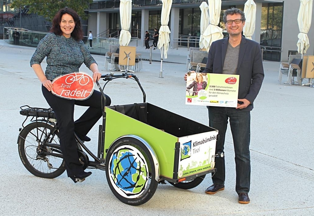 Tirol radelt: Stockerlplatz f&uuml;r Gemeinde St. Jakob i.D.