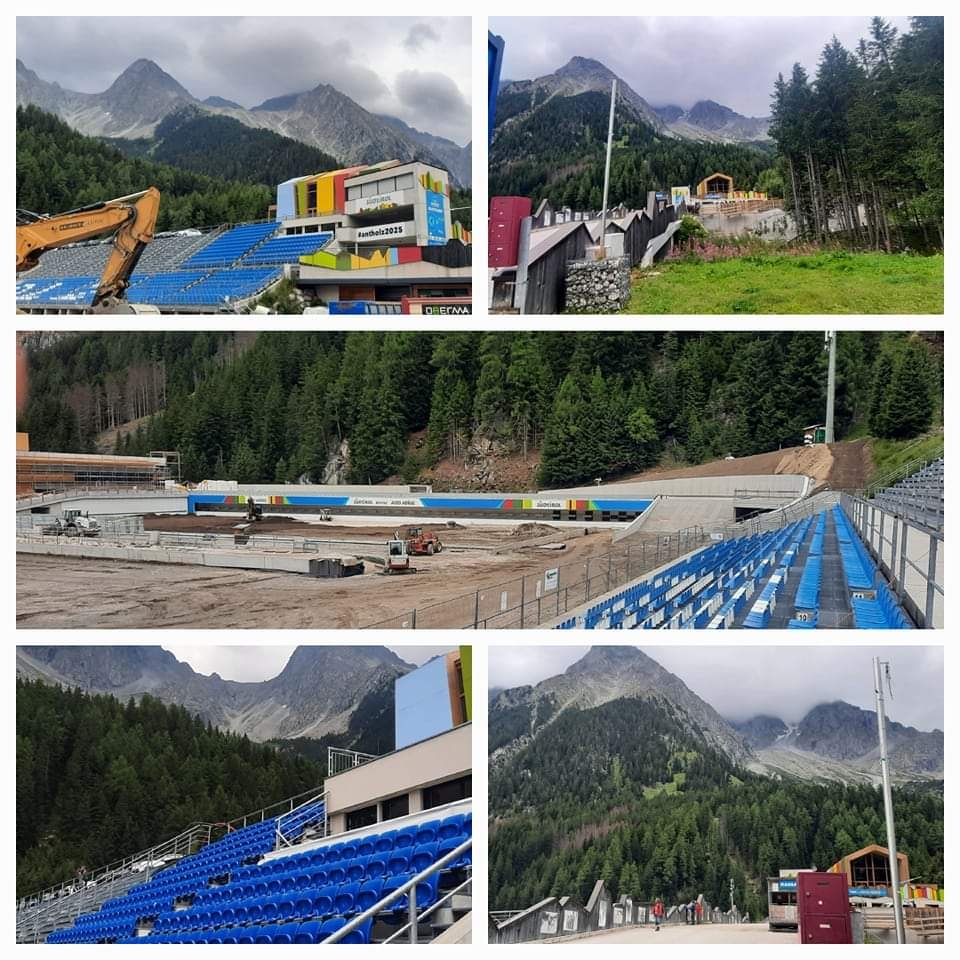 Antholz: Vorbereitungen f&uuml;r die Olympischen Winterspiele 