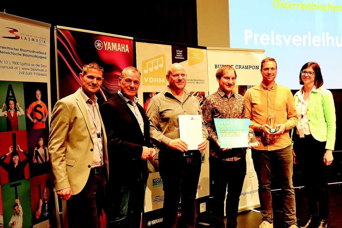 Juventus Music Award - Preis f&uuml;r Iseltaler Blasmusikjugend