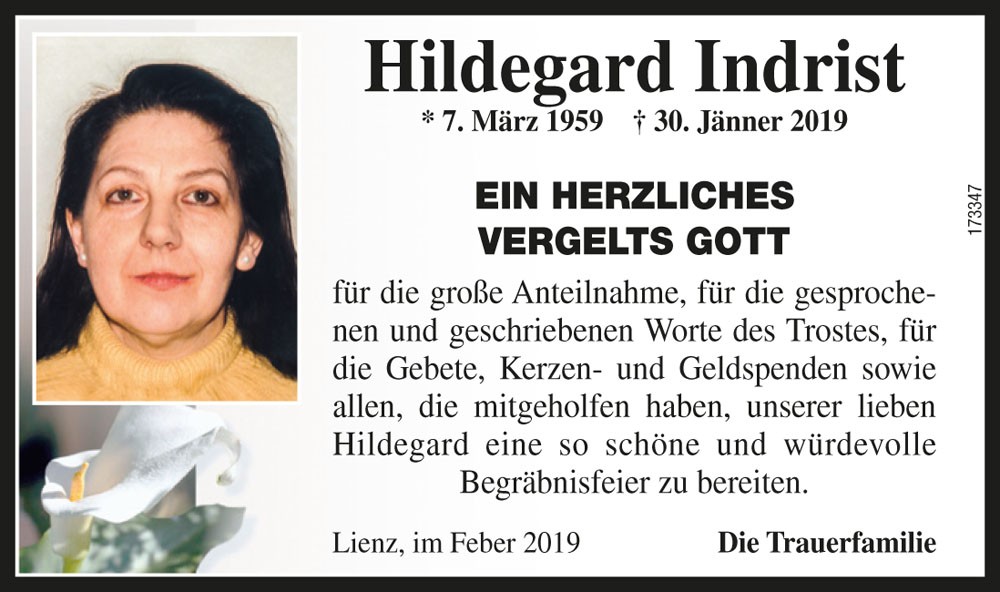 Hildegard Indrist 
