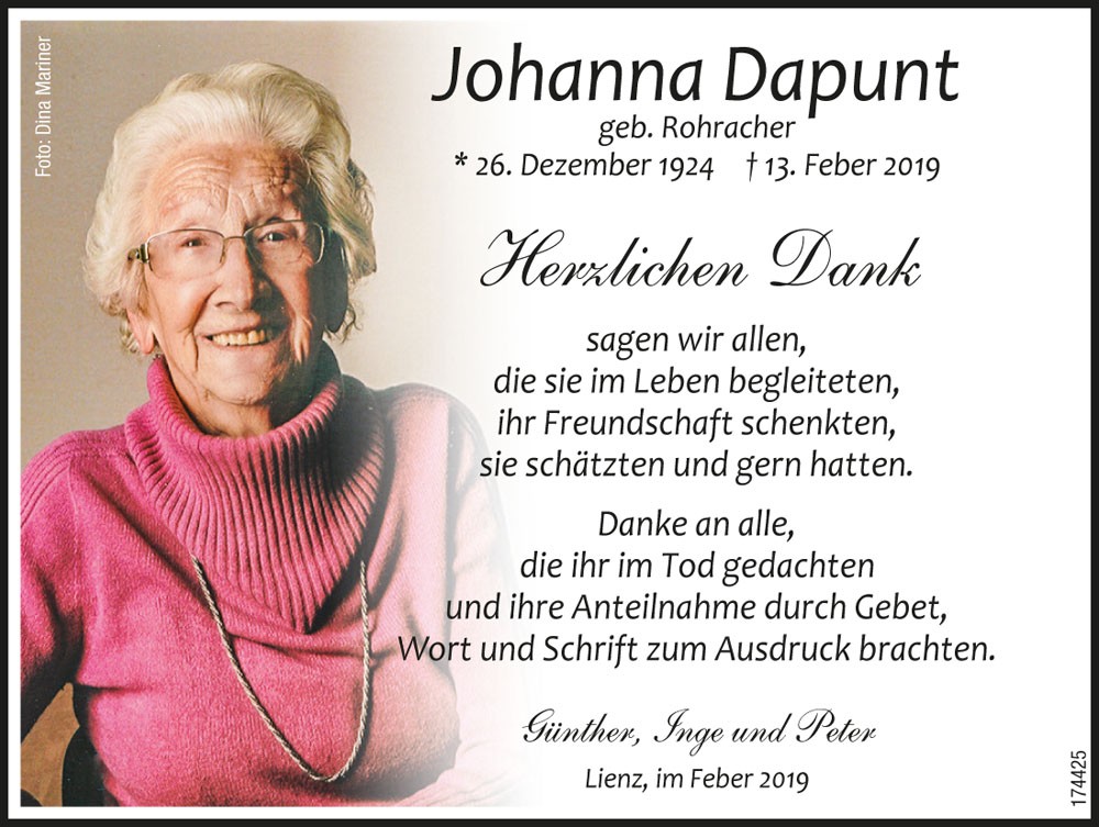 Johanna Dapunt